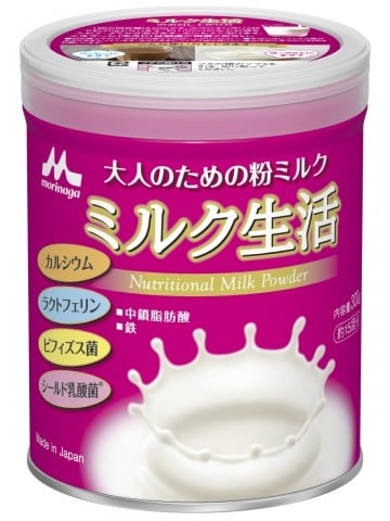 大人のための粉ミルク『ミルク生活』 画像提供：森永乳業