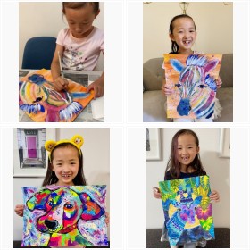 コロナ禍で休校になり…絵の才能が開花したSayaちゃん