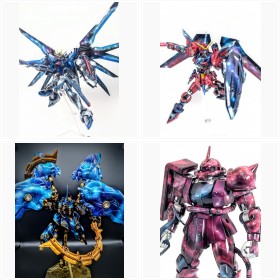 『ライジングフリーダムギャラクシー』『ゴッドガンダム(仏像風)』ほか Tacker-01氏 作品コレクション