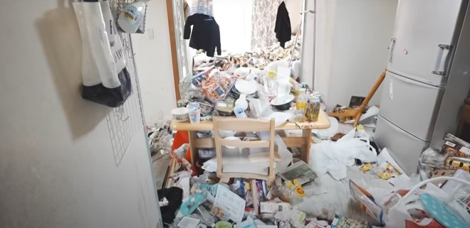 ��q�ŕ�炷2DK�̃S�~���~