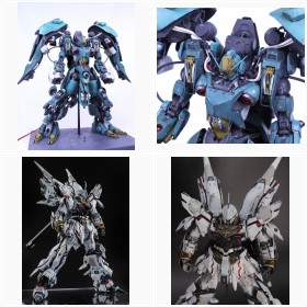 『1/100 クイン・マンサ』『“白い”シナンジュ』ほか、ヤマネコ氏作品コレクション