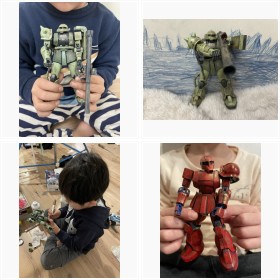 『カッコよく汚したザク』ほか BB58氏 & 息子・ぷーすけ君 作品コレクション