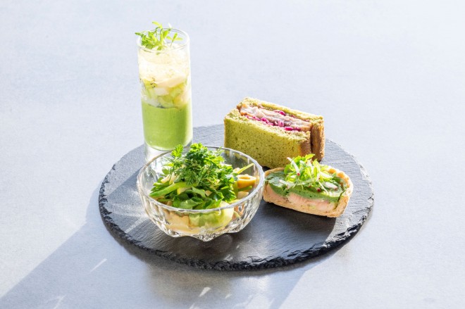 ��q�ʐ�G�N�Z���z�e�����}�wNatural green Afternoon tea�x 