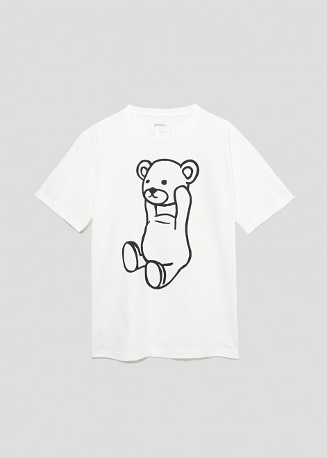 くま tシャツ オファー 首