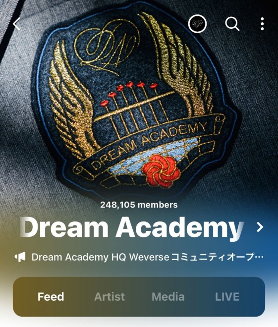 Weverse��Dream Academy�����R�~���j�e�B 