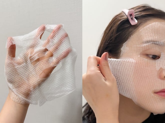 SKINFOOD�w�L�����b�g�J���e���}�X�N�V�[�g�x �B�e�F��ݐ^�R