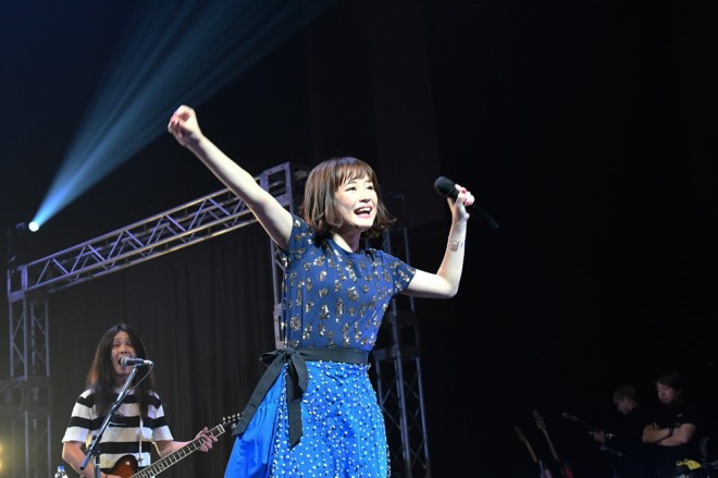 オリフェスレポ 大原櫻子が映画 カノ嘘 主題歌をアカペラで Oricon News