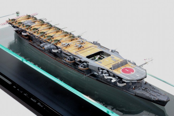 1/700 スケールモデル】これがプラモ？旧日本海軍航空戦艦「伊勢」を