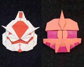 �������ꖇ�̐܂莆�Łu�K���_���v�̃��r���X�[�c�����𒉎��ɍČ�