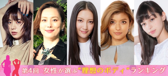 第4回 女性が選ぶ理想のボディランキング Oricon News