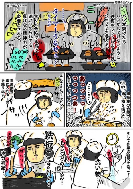 200個のパンが無駄になってしまう 責任感で乗り切った 不機嫌なバイト先店長とのやりとりを 笑える漫画 に 8ページ目 Oricon News