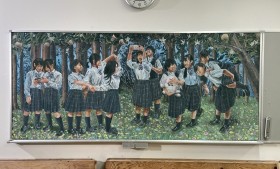 ���q����11�l���g����ꂽ�w�Z�����h�����A�[�g�ɁA�\�[�V�����f�B�X�^���X�ۂ�600���Ԑ���