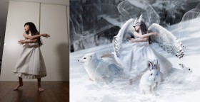 ����̎�l���ɂȂꂽ�C���c���̖������������e�̉��H�ʐ^���f�G������u�y�����v���o���c���Ă��������v