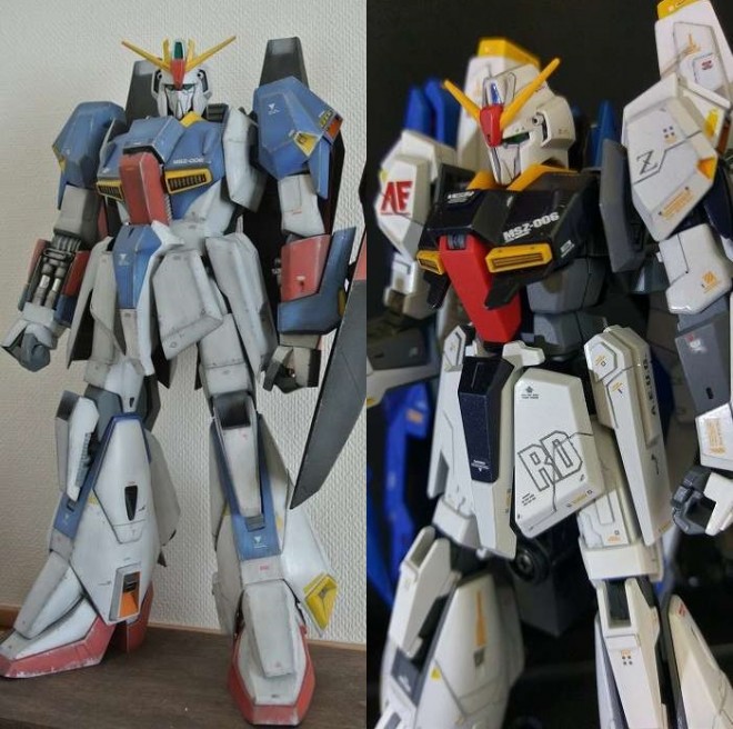 虜になる人続出 魔性 のガンプラ Zガンダム の魅力 2人のモデラーが表現した 正反対 の作風へのこだわり Oricon News