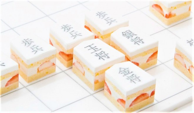 ショートケーキみたいな将棋駒 この発想はなかった 美大生の作品に反響 アイディアの源は ダジャレ Oricon News