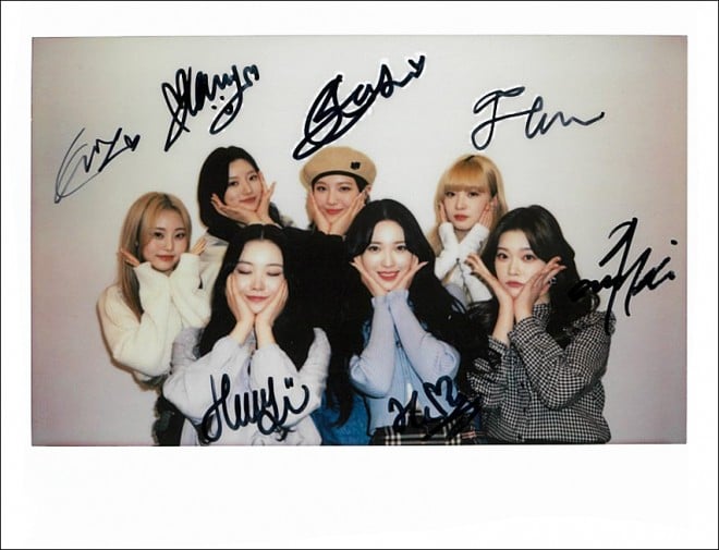 日韓7人組ガールズグループ「Billlie」直筆サイン入りチェキ | ORICON NEWS