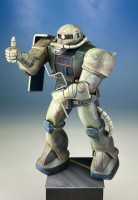 「これは…“あのザク”!!」ガンプラ箱絵の片隅に描かれたサムアップ姿を具現化、地味なのに「知ってる同志がいっぱいいてうれしい」