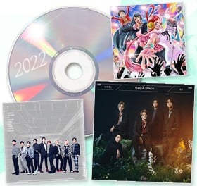 �y�I���R���N�ԃ����L���O2022�zKing & Prince�A���N�x�B��̃~���I���B���Ŏ��g���́u�V���O���v��ʁ@Snow Man���́u�A���o���v1��