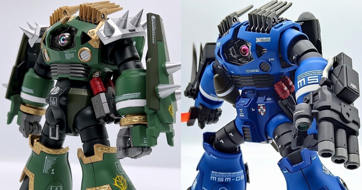 ガンプラで“もしも”設定を実現、ドズル・ザビ、ランバ・ラルが