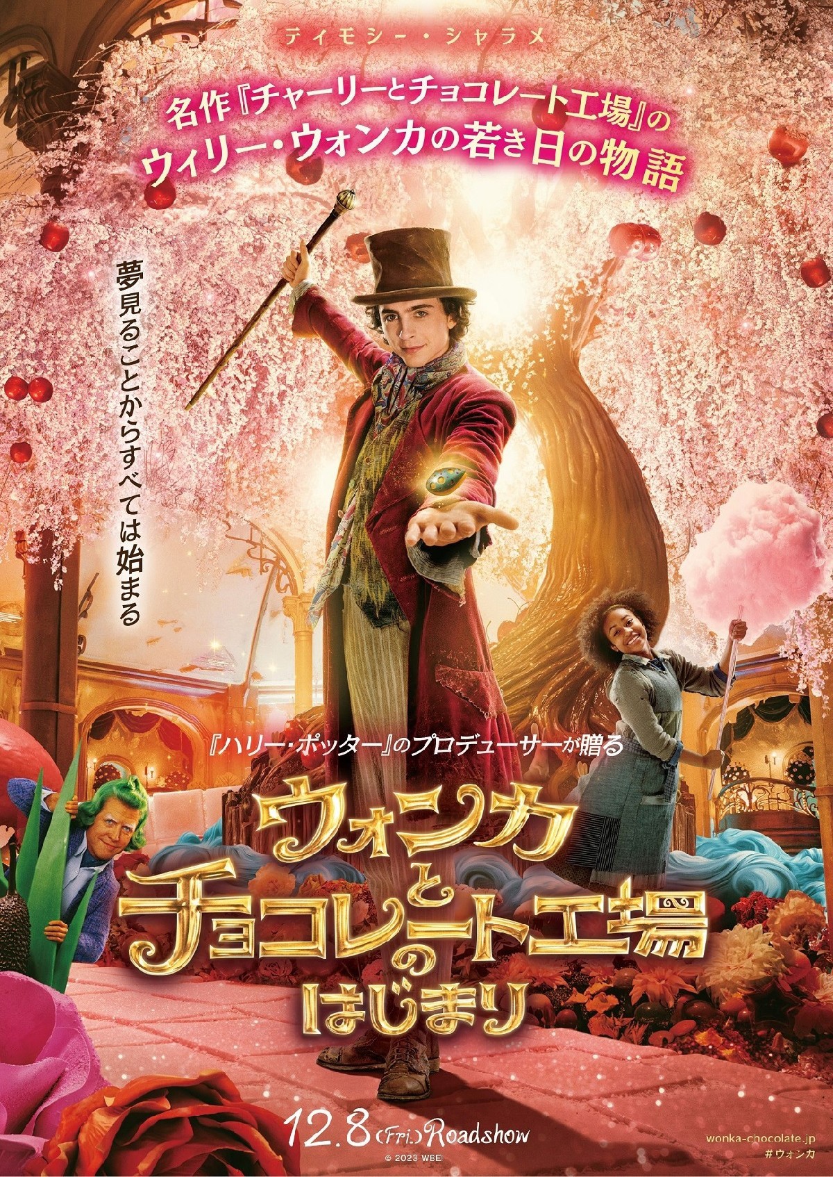 映画『ウォンカとチョコレート工場のはじまり』キャスト・吹き替え声優 ..., 画像サイズ:1200x1694