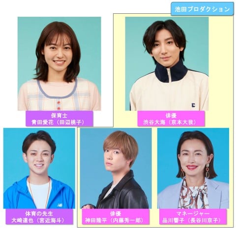 ドラマ『お迎え渋谷くん』キャスト・出演者一覧、相関図【2024年4月期放送】