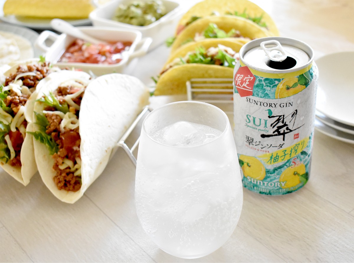 翠ジンソーダ缶〈柚子搾り〉（サントリー） 【新商品レビュー