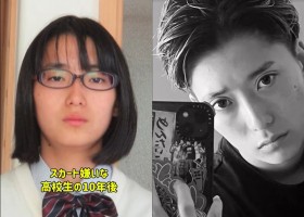 �X�J�[�g�����ȏ��q������10�N��A���ς������݂̎p��192���Đ�