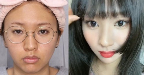 「ここまで似てる人初めて見た…」TWICE・モモを忠実に再現したものまねメイク、その方法は？　職人級の技を伝授