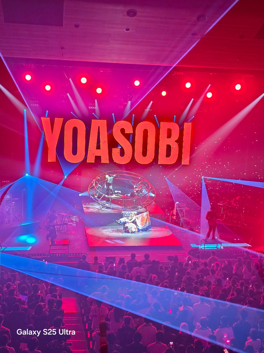 ライブ中の様子(Samsung Galaxy S25 Ultraで撮影)