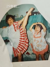 バレエを習っていた心配性の姉と活発な妹、29年後に同じポーズをしたら…
