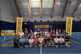 セイコーが掲げる「時育」とは？　「時育　セイコーテニスアカデミーin 東レPPO2025」開催、元プロテニスプレーヤー・奈良くるみがコーチに！