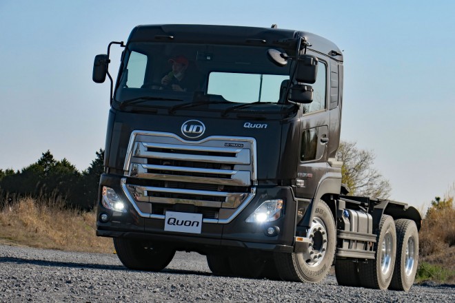 UDトラックス　クオン　クエスター海外輸出用1/50 UDトラックス・クオンGW（4WD/12AT）【試乗記】 | オリコンニュース