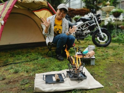 雨の日でも焚き火が楽しめる Natural Space Grimでデイキャンプ体験 Oricon News