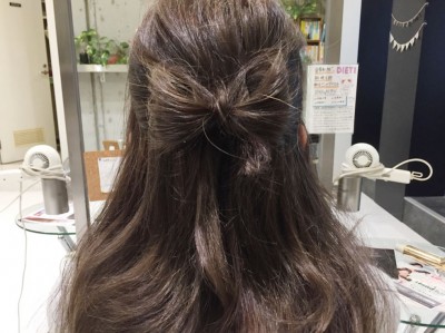 簡単リボンヘアの作り方 自毛で作るリボンハーフアップでおしゃれ上級者に Oricon News