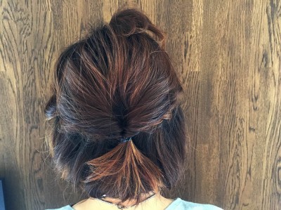 簡単ボブ ミディアム向けヘアアレンジ おでこ出しで簡単にイメチェンを叶える Oricon News