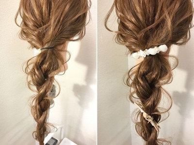 不規則な編み目のツイスリーとは 一風変わったヘアアレンジで変化をつけて Oricon News