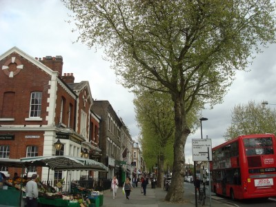 Welcome to Chiswick road sign, London, England, u.k Stock
