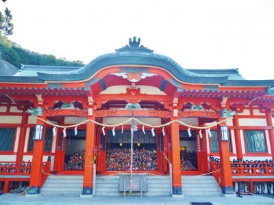 Yahoo!オークション - 古絵葉書 和歌山 加太名所 淡島神社絵馬堂