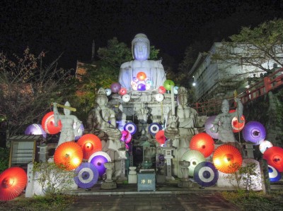 大石仏像のライトアップも！奈良・壷阪寺「大和観音 もみじ回廊」 | ORICON NEWS