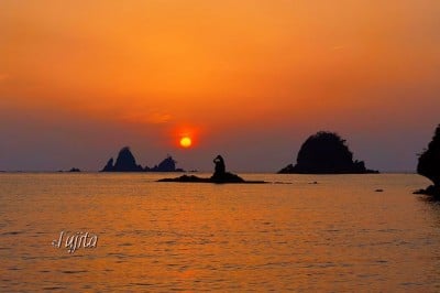 大田子海岸は日本の夕陽百選 西伊豆 夕陽日本一宣言の絶景 Oricon News