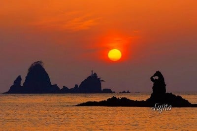 大田子海岸は日本の夕陽百選 西伊豆 夕陽日本一宣言の絶景 Oricon News