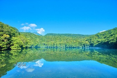 蔦沼で紅葉狩り 青森 朝焼けで真っ赤に染まる紅葉が絶景 Oricon News