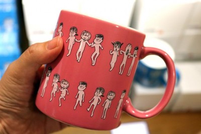 超レア】THEドラえもん展 しりあがり寿 マグカップ（ピンク