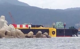 �Ӗ�ÐV��n���݁AK8��݂ɐV���ȑ�D�ݒu �s���疄�ߗ��č�Ƃ̉������x��