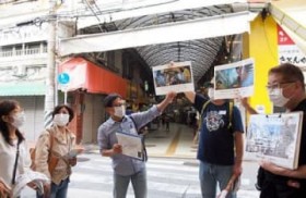 ��񎏂���Ɂu�܂�����[�v�̗��j�w�� �Ђ���f��ɃA�[�P�[�h�ݒu�O�̗l�q��