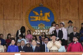 両陛下、ナーダム開会式に出席　モンゴル最大の祭典