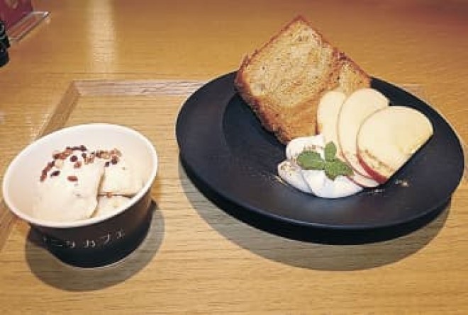 泉丘高生考案健康ケーキ タニタカフェで発売 金沢エムザ内