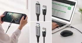 �g�у��[�h��Switch 2�ł��L��LAN�ڑ��\�I�G���R������USB-A�EUSB Type-C�p�́uUSB to RJ45�ϊ��P�[�u���v���o��