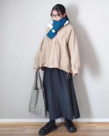 �t���A�X�J�[�g�̏�ɒ���A�E�^�[�́H �������㒅�����W�I