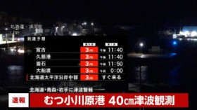 �y����z�k�C���ł��Ôg�ϑ��c���쌴�`��40cm�E�k�C���Y�͂�40cm